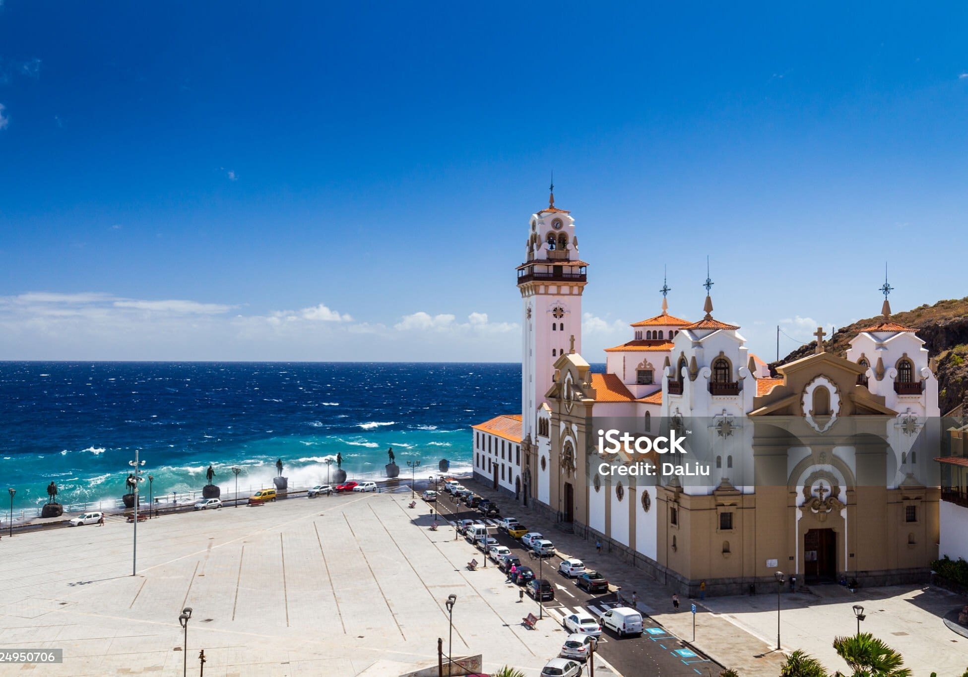 Basilica de Candelaria church in Tenerife at Canary Islands